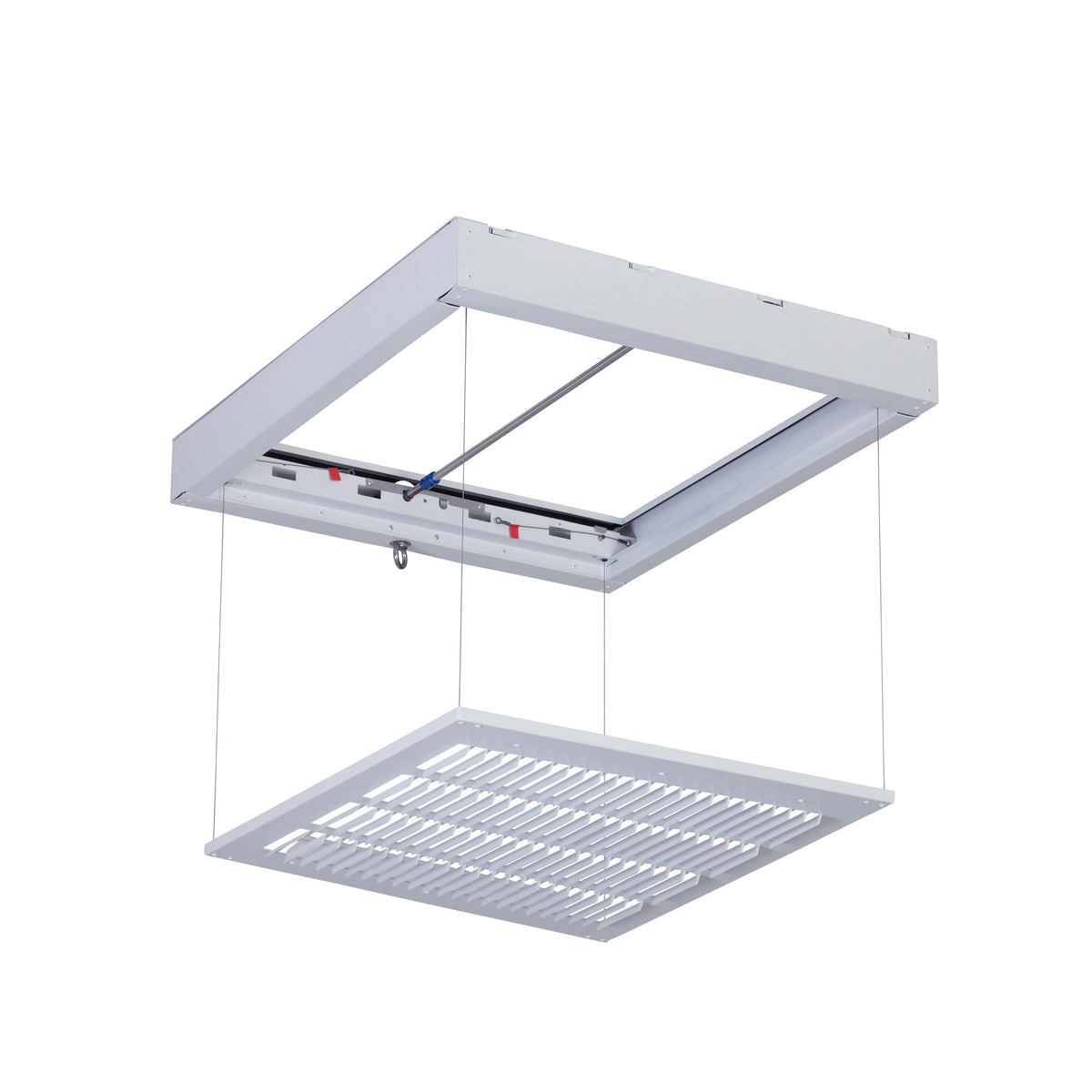 Air Filter Rails Home In-Ceiling Air Filter Lift System Easy Installation Grille Duct ...